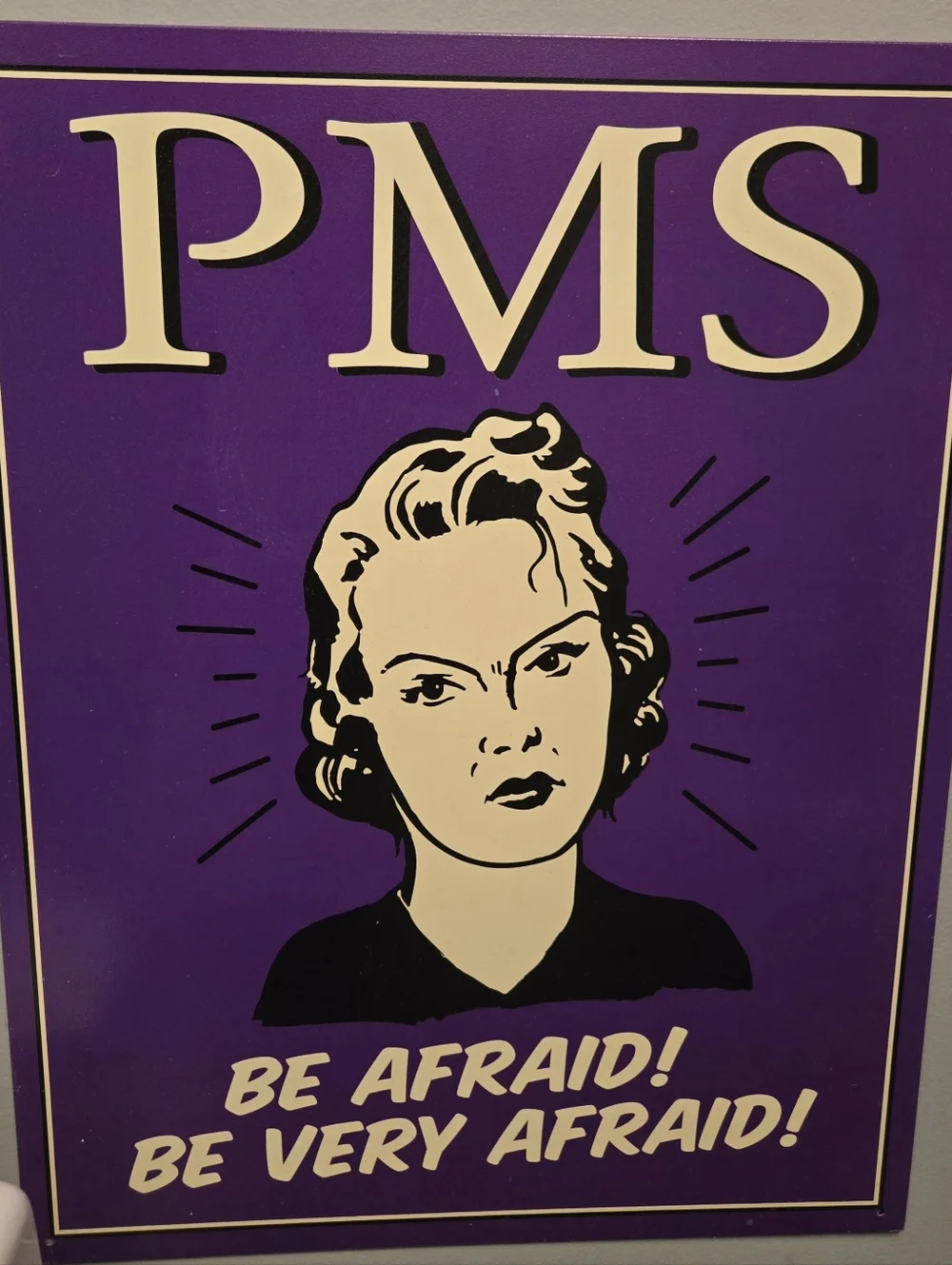 PMS Retro Metal Sign - Picture 2 of 2